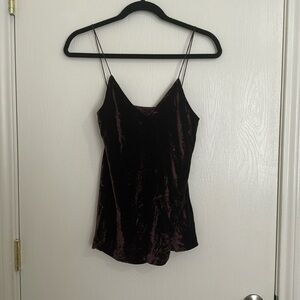 Alexander wang velvet top